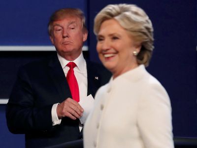 Хилари Клинтон и Дональд Трамп. Фото: finance.yahoo.com