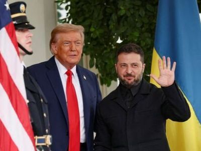 Дональд Трамп и Владимир Зеленский. Фото: usnews.com