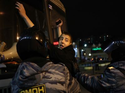Акции протеста по поводу событий в Бирюлево в Москве. Фото kasparov.1eye.us