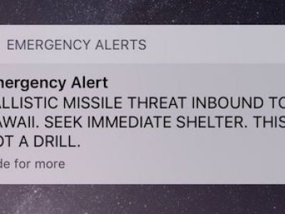 Ложное сообщение о ракетном ударе на Гавайи, Фото: BBC