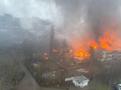 Катастрофа вертолета в Броварах, 18.01.23.Фото: t.me/rtvimain